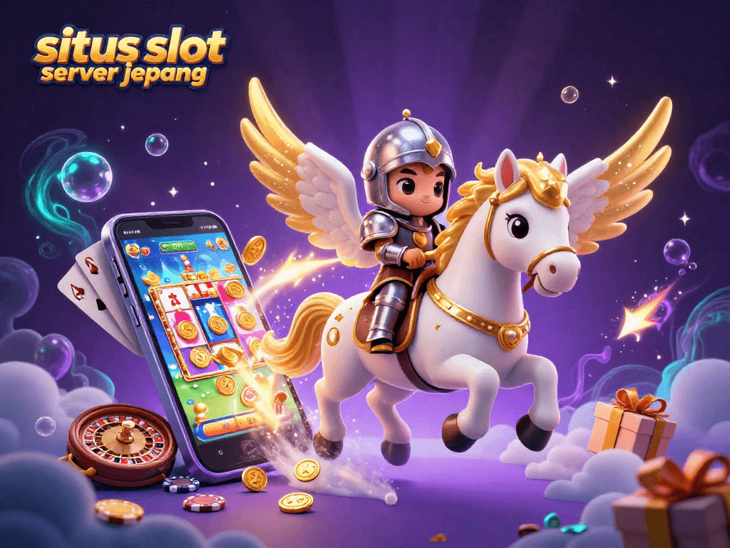 Engage with situs slot server jepang as golden coins and slot reels explode in a dynamic 3D casino scene.