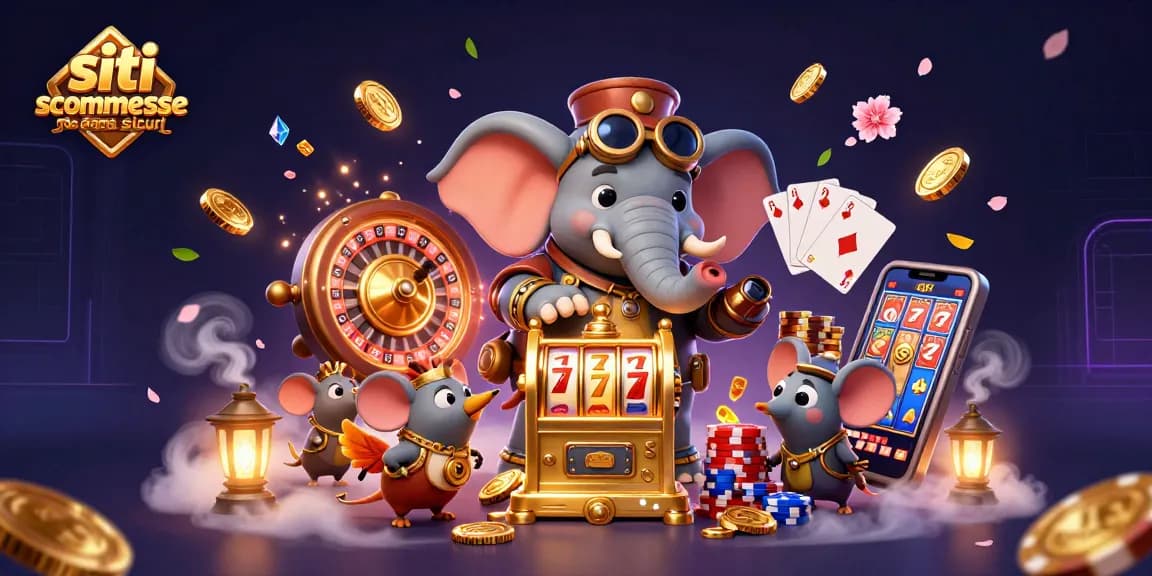 Scopri i siti scommesse non AAMS sicuri con l'elefante ingegnere e la roulette.