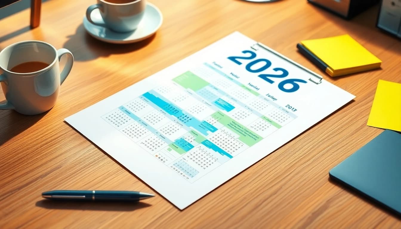 Download a 2026 calendar PDF showcasing vibrant designs for effective planning.