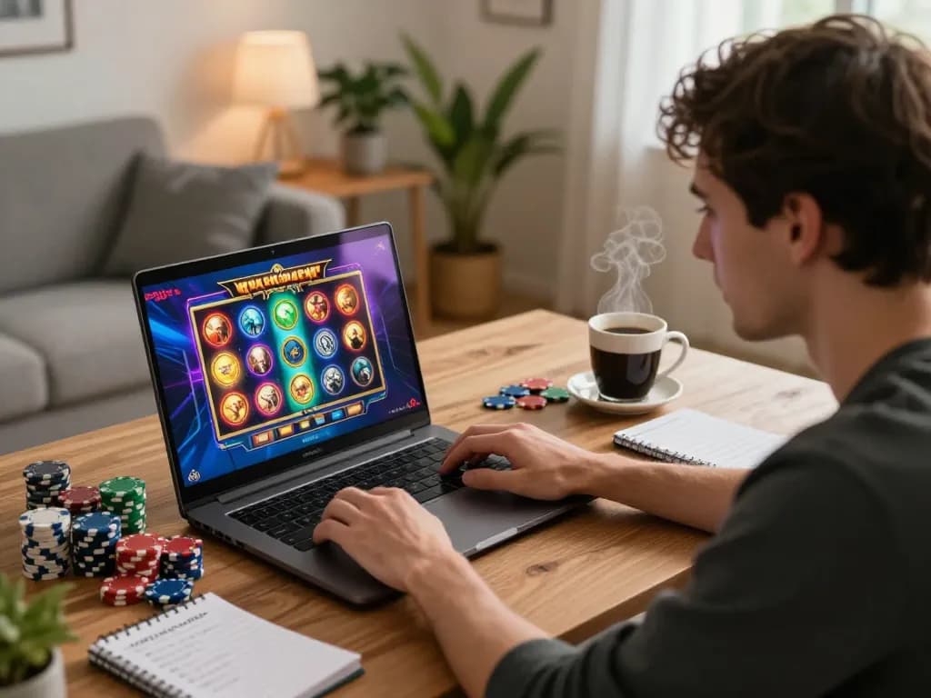 situs slot gameplay experience from a player's perspective with vibrant online interface