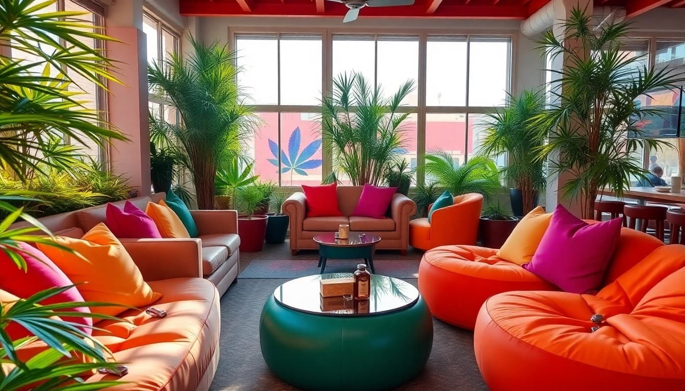 Club Cannabis Lloret de Mar pour Français, atmosphère conviviale et relaxante autour du cannabis.
