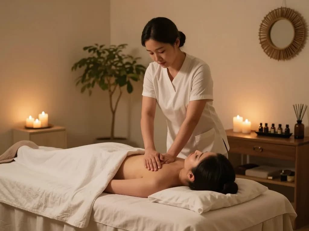 Experience relaxation with 서초스웨디시 massage in a tranquil spa environment.