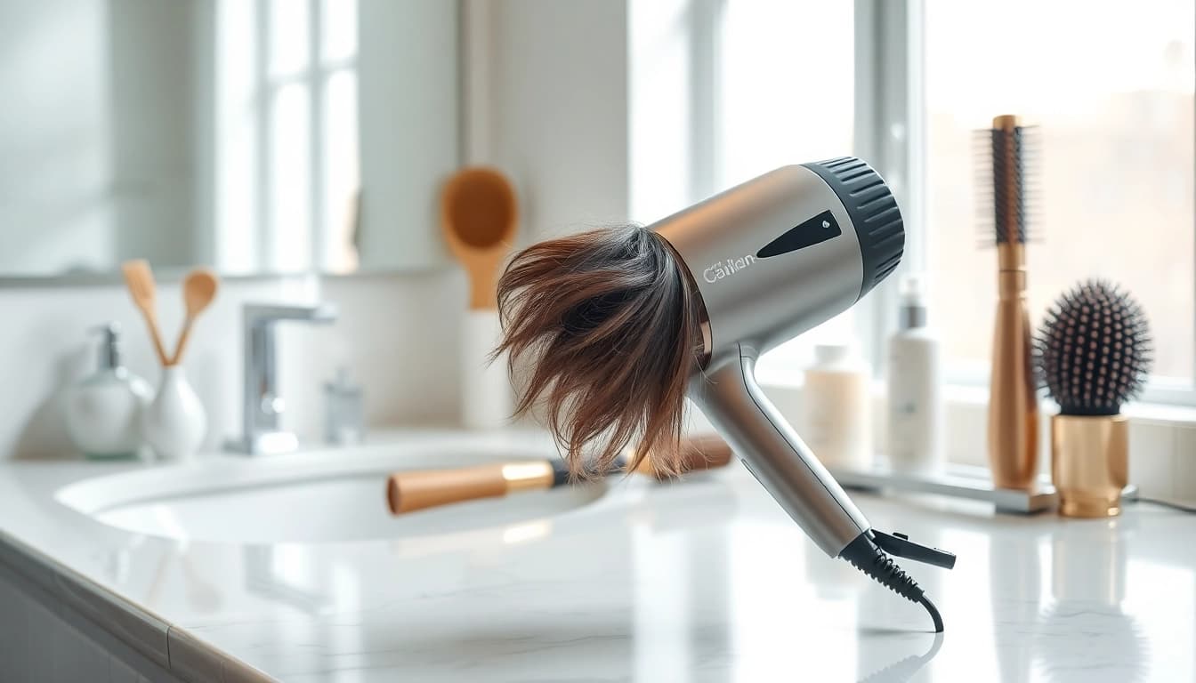 Transform your hair with the frizzy hair dryer enhancing your beauty routine.