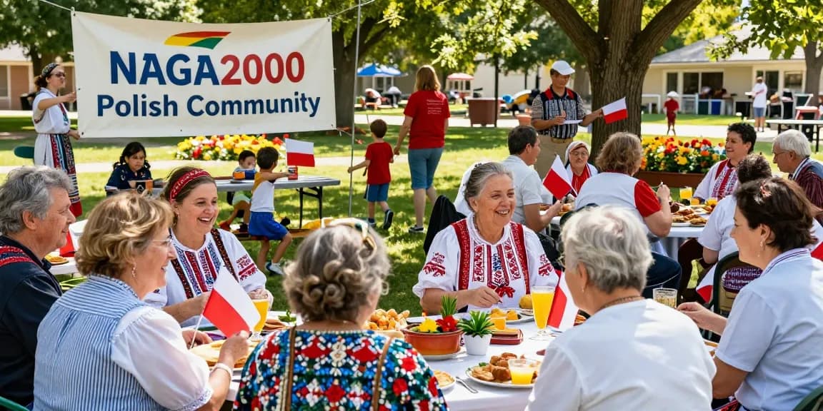 Engaging community event at NAGA2000 Polish San Francisco showcasing diverse families and cultural heritage.