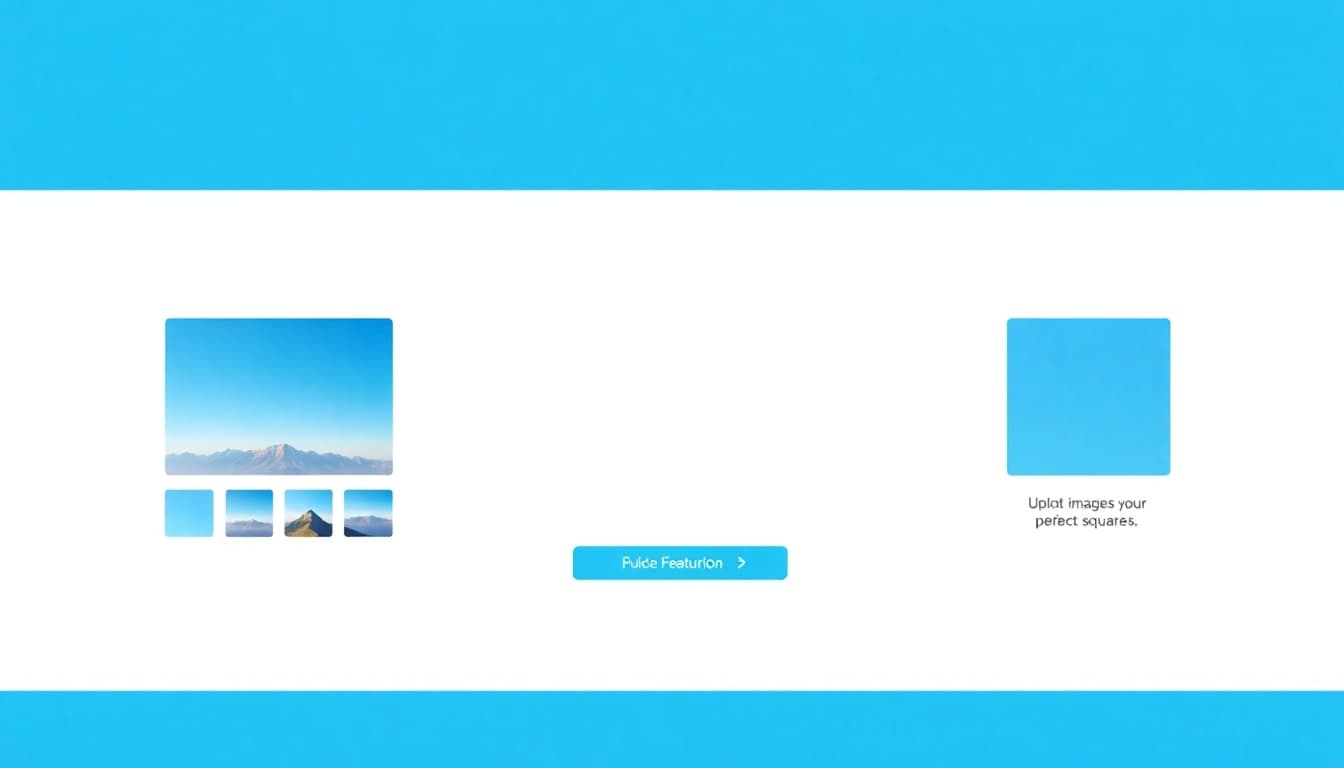 Transforming images into perfect squares with the easy-to-use interface of image square tool.