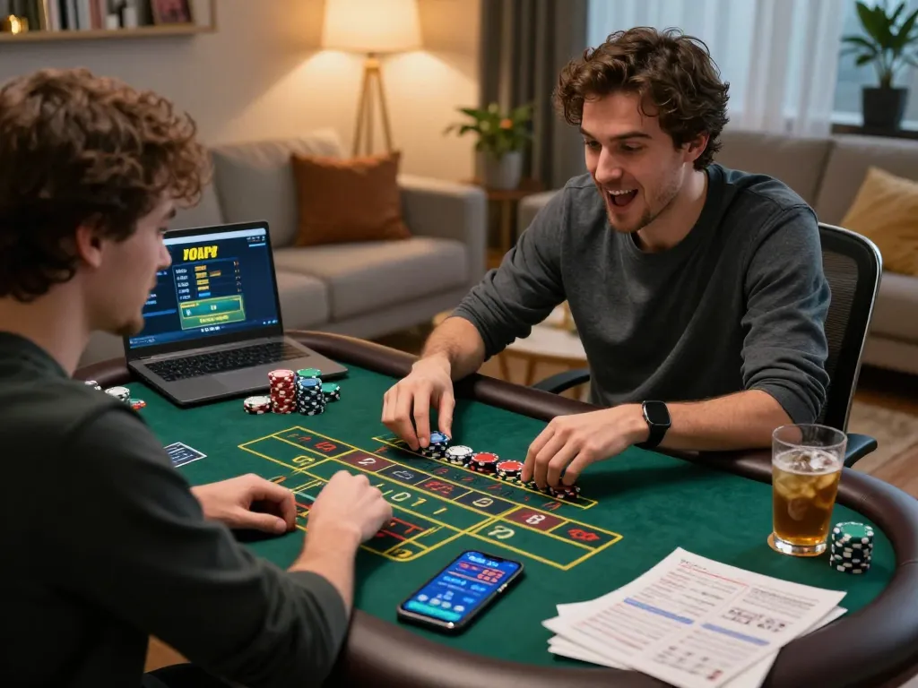 EE88 player engaged in exciting online gaming experience at home