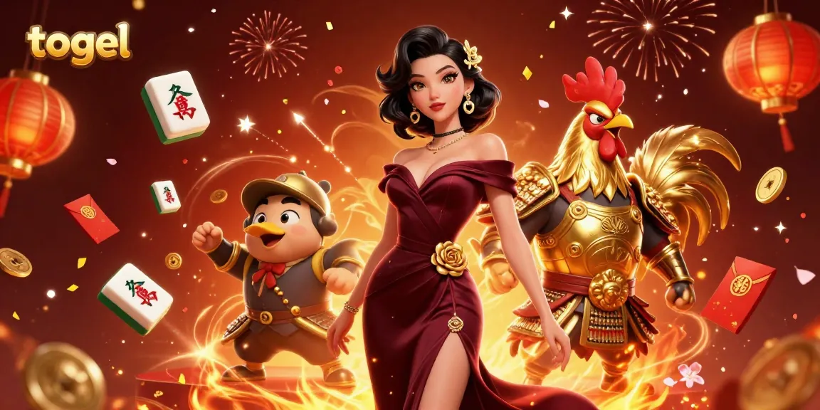 Experience winning strategies with togel in this vibrant 3D illustration featuring dynamic casino elements.