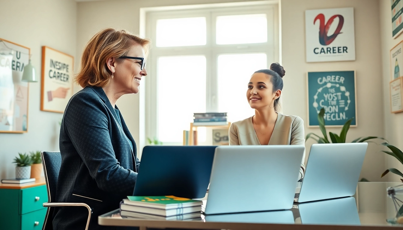Finding my true calling with a career advisor in a vibrant office setting
