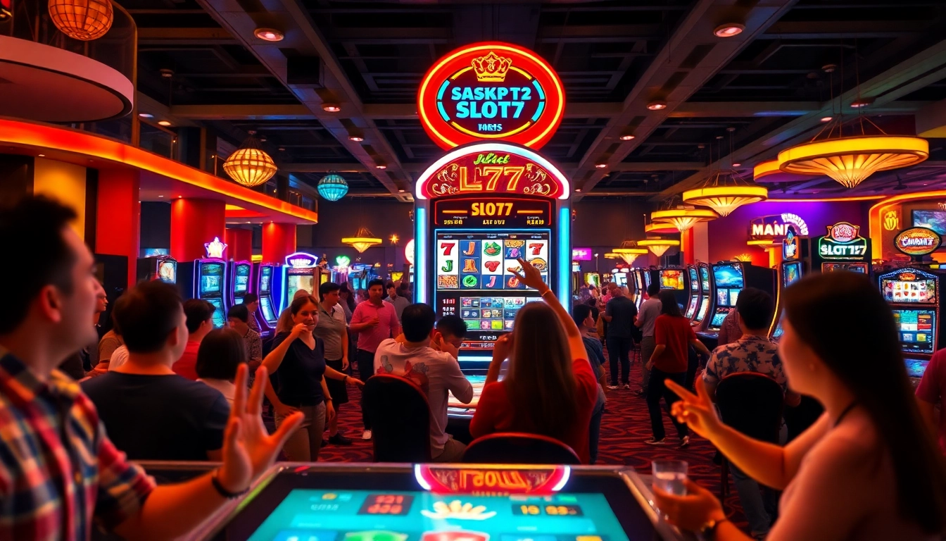 Nikmati pengalaman bermain Slot77 di mesin slot yang cemerlang dan penuh warna.
