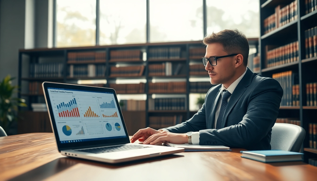 Visual representation of Legal Recoveries in a professional office environment highlighting a legal consultant.