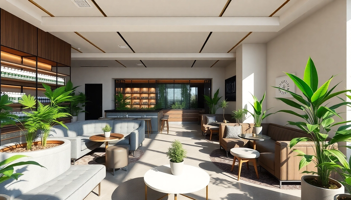 Meltz Cannabis Club Madrid showcases a welcoming interior with elegant design elements.