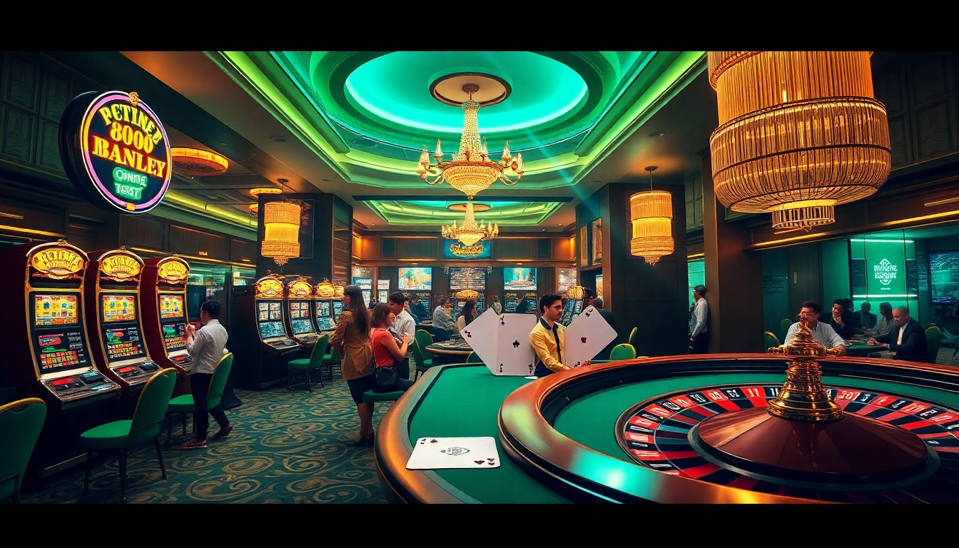 Experience the thrills at https://98winwi.com/ with vibrant casino action featuring slot machines and poker tables.
