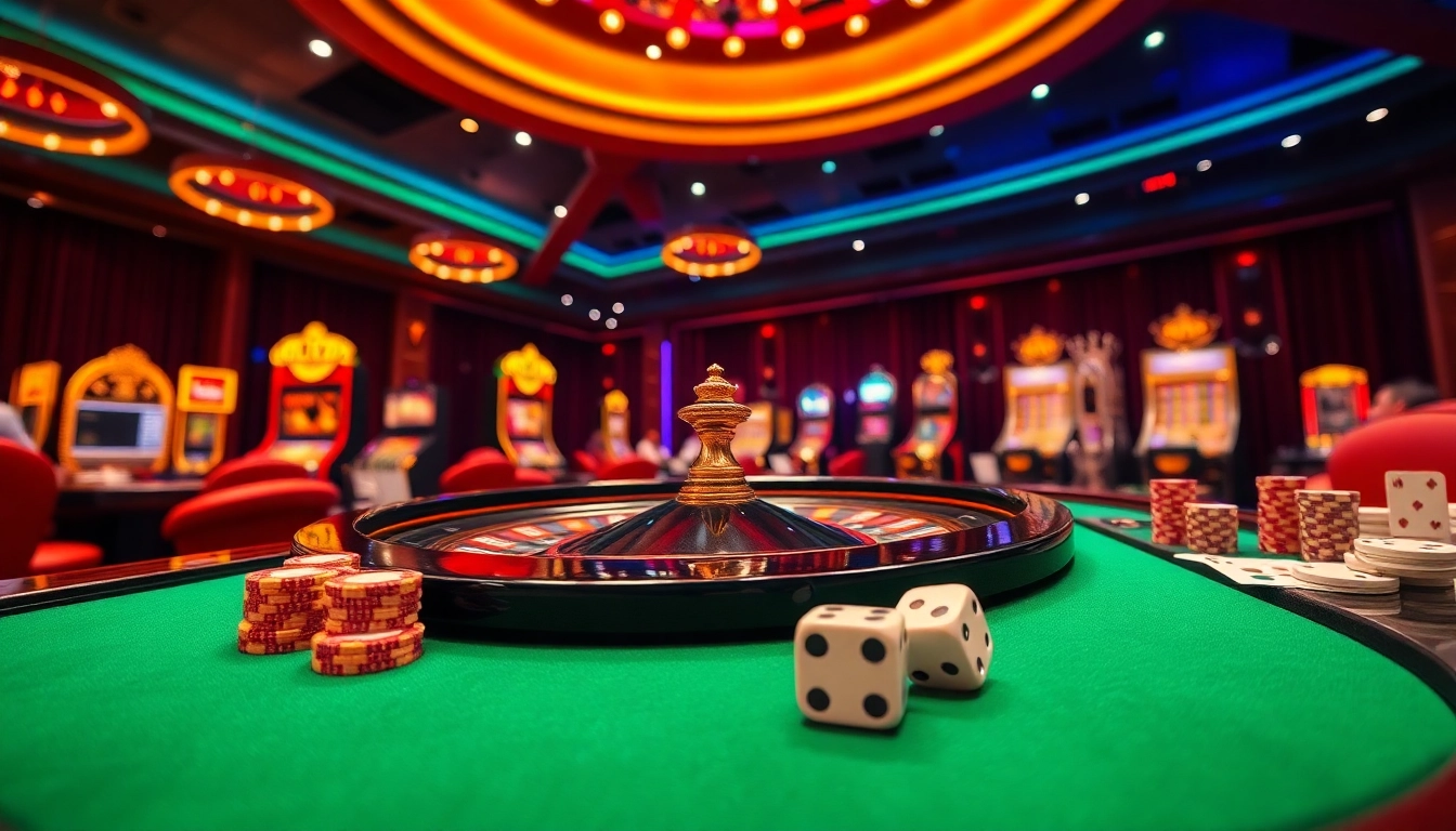 Experience the excitement of gambling at https://fabet3.com/ with vibrant casino visuals featuring roulette and poker.