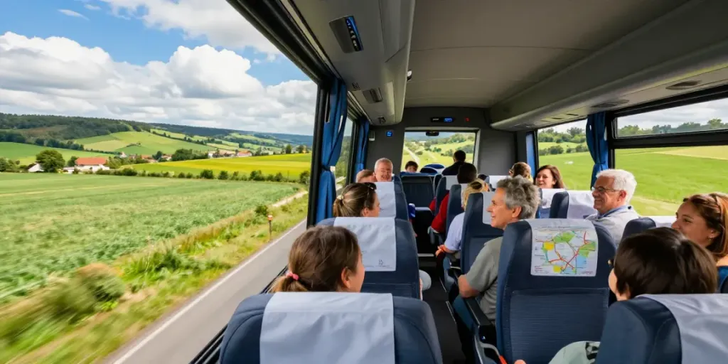 Curse regulate cu autocarul în Europa, călătorie confortabilă prin peisaje pitorești