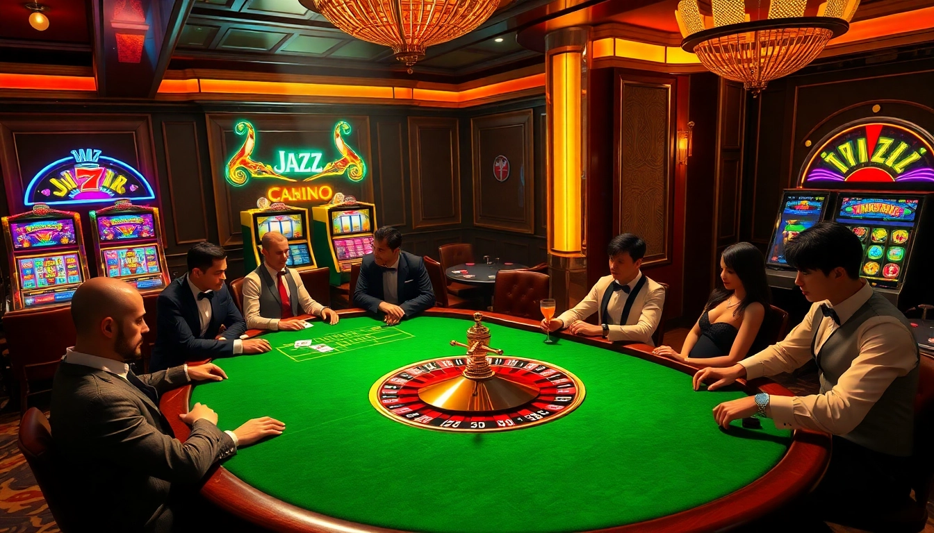 Experience thrilling gameplay with sex ai at the center of an opulent casino atmosphere.