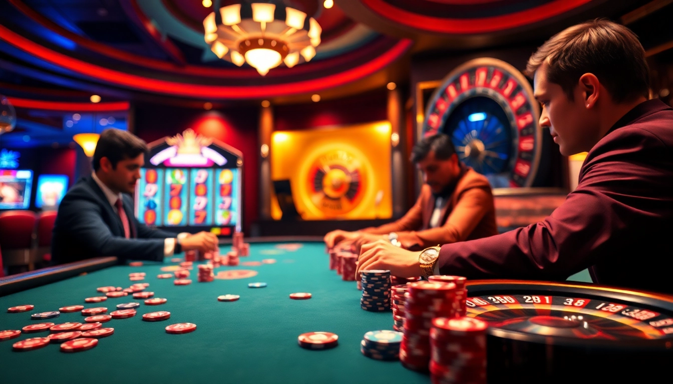 Experience thrilling gaming at https://789pp.nl/ with a vibrant poker table and luxurious casino elements.