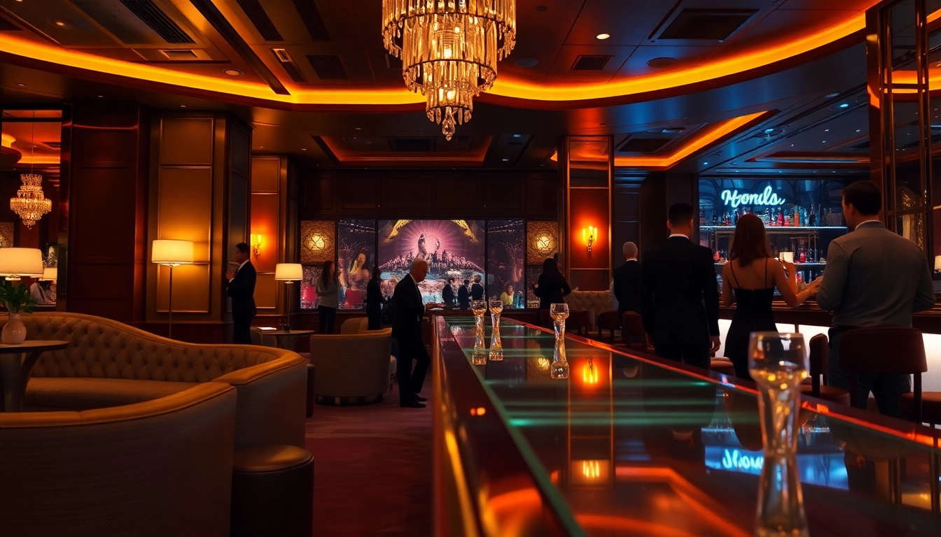 Luxurious ambiance showcasing Singapore escort services in an upscale lounge.
