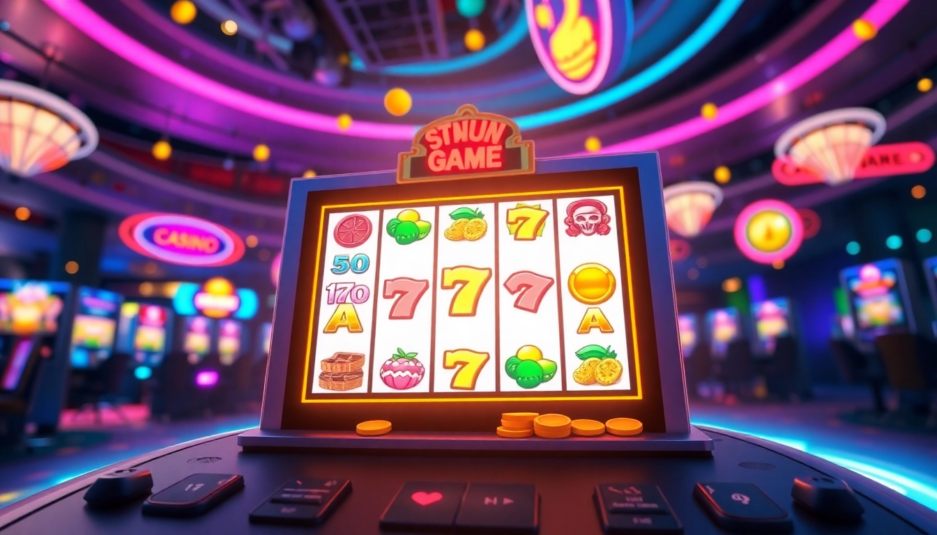 Menampilkan situs slot777 dengan antarmuka permainan menarik dan simbol warna-warni.