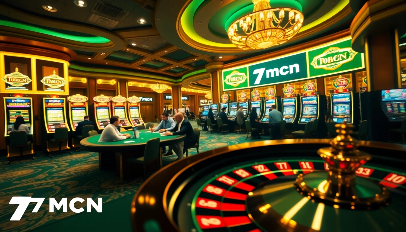 Experience the thrill of gambling at a luxurious casino with live odds from 7mcn.