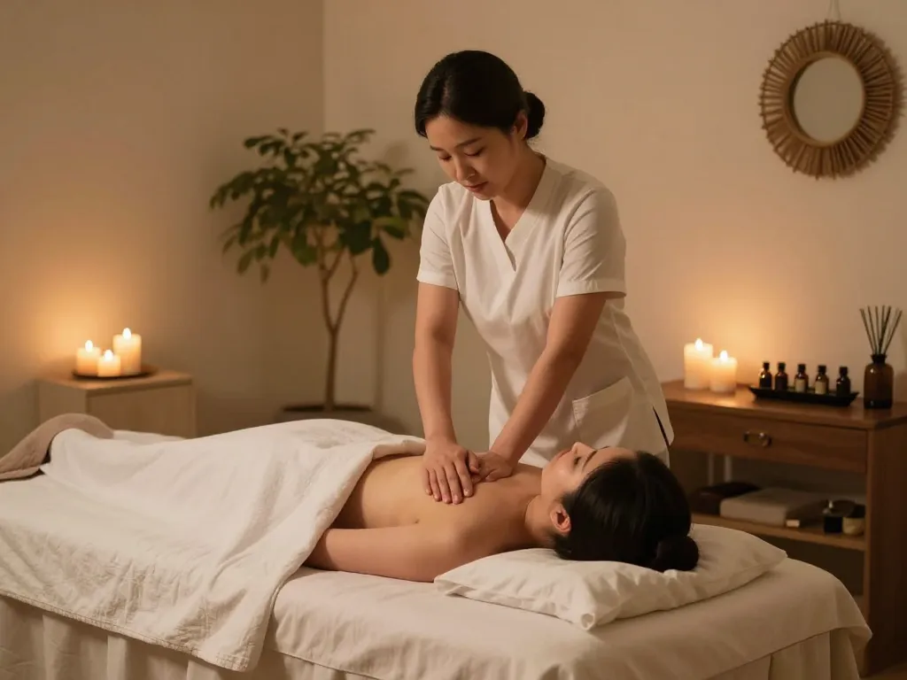 Experience relaxation with 서초스웨디시 massage in a tranquil spa environment.