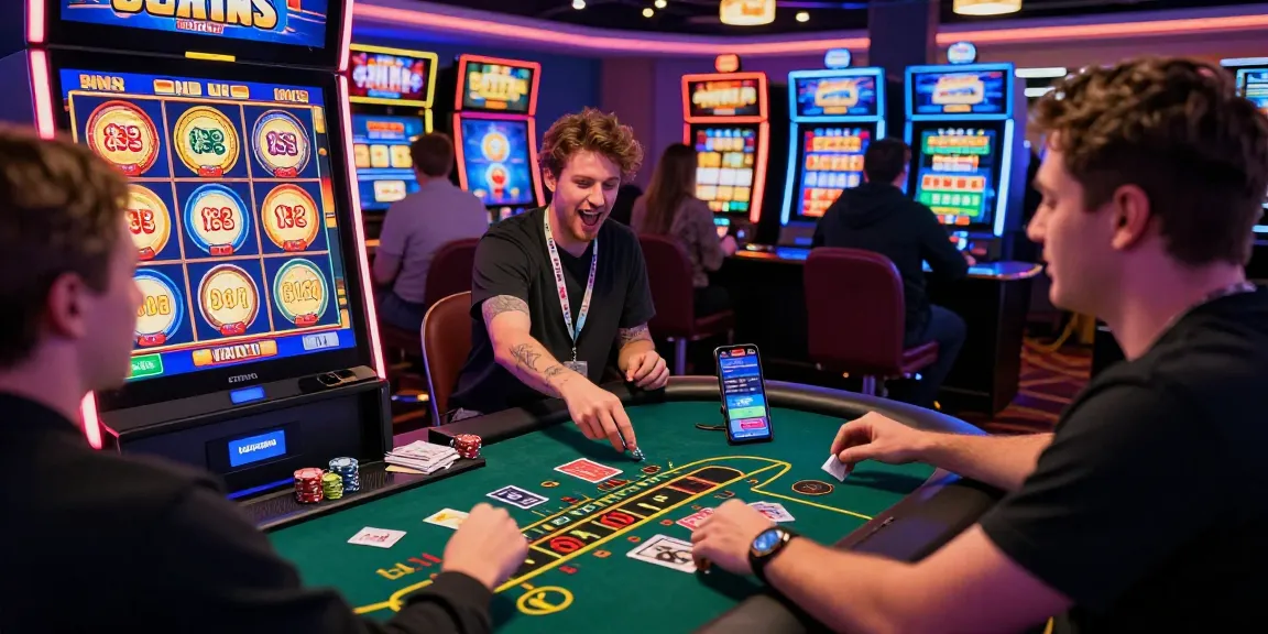Diverse players enjoying gaming at non UK casinos with bonuses and vibrant atmosphere at https://dsam.org.uk