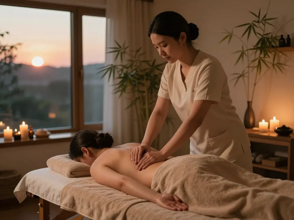 Experience a rejuvenating 천안스웨디시 massage in a tranquil spa environment.