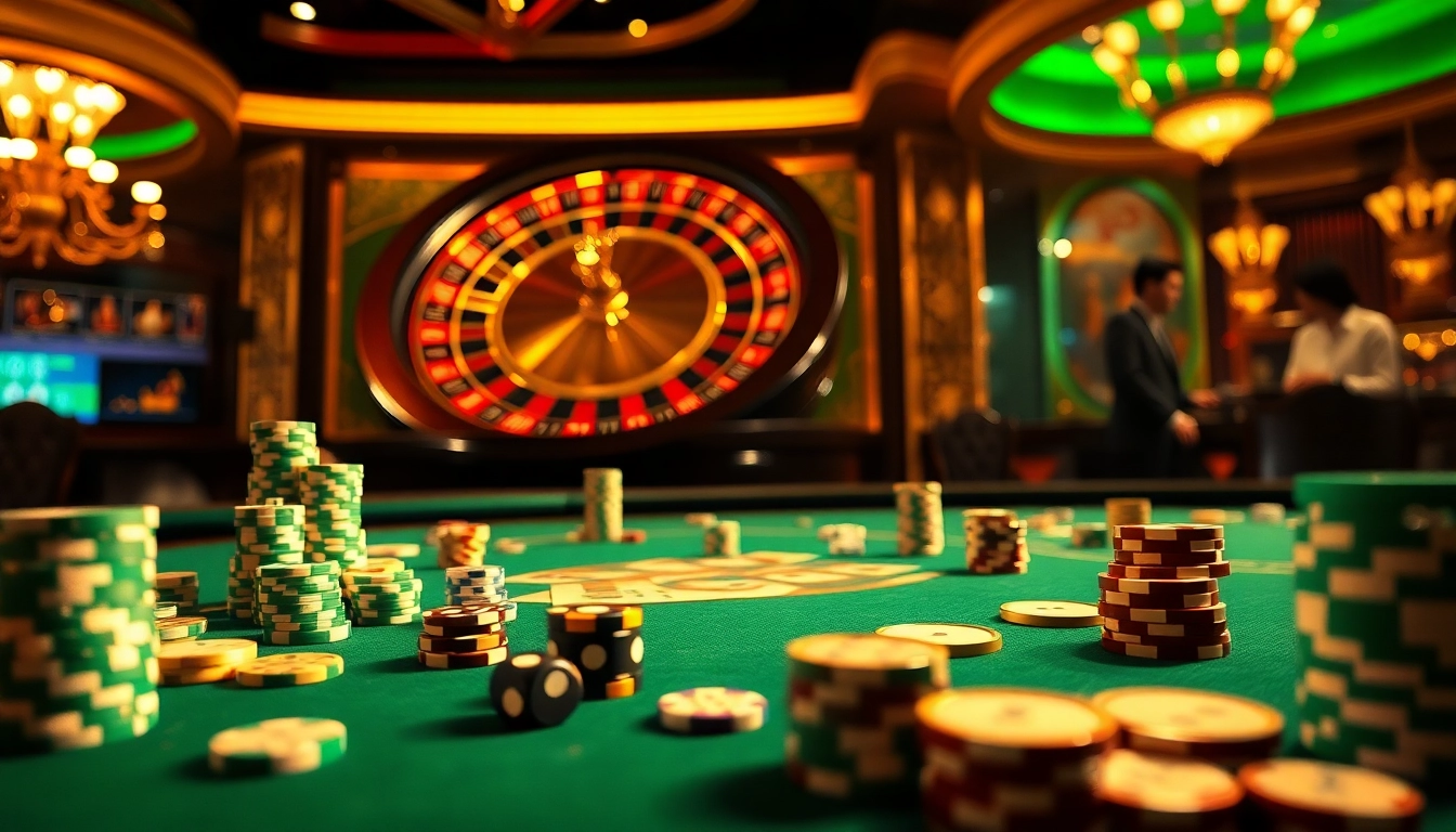 Engaging players at a casino table enjoying the thrill of dinamit4d games.