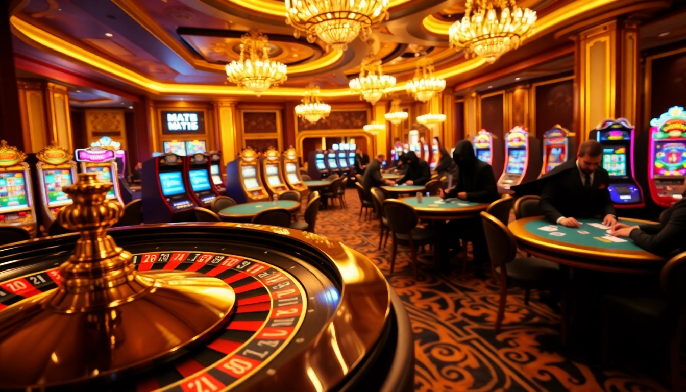 Experience the hidden wiki's gaming realm with luxurious casino tables and vibrant poker action.