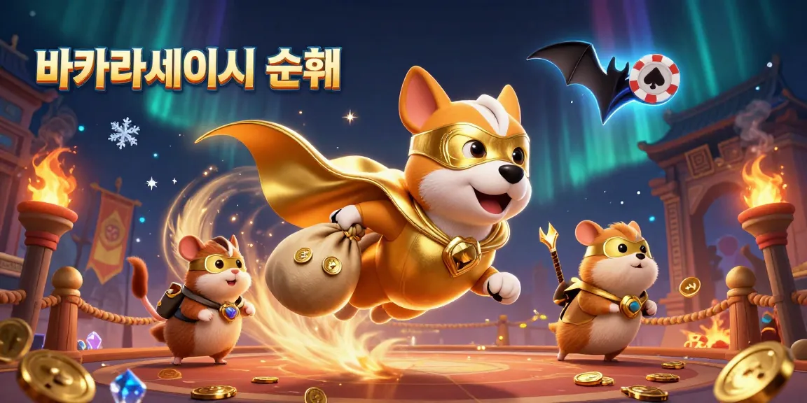 바카라사이트 순위와 관련된 다양한 카지노 게임을 즐기는 캐릭터들