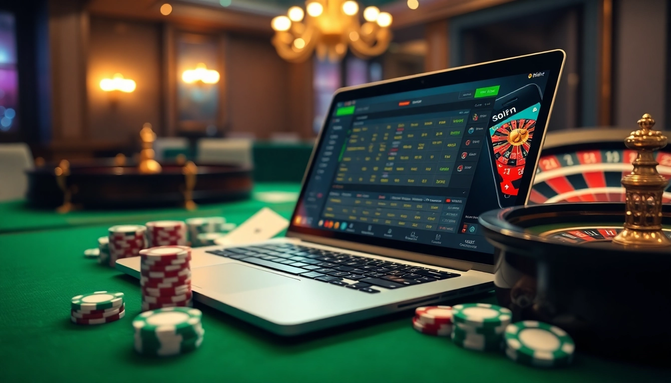 Experience thrilling online gaming at เว็บตรง soibet with vibrant casino visuals and betting elements.