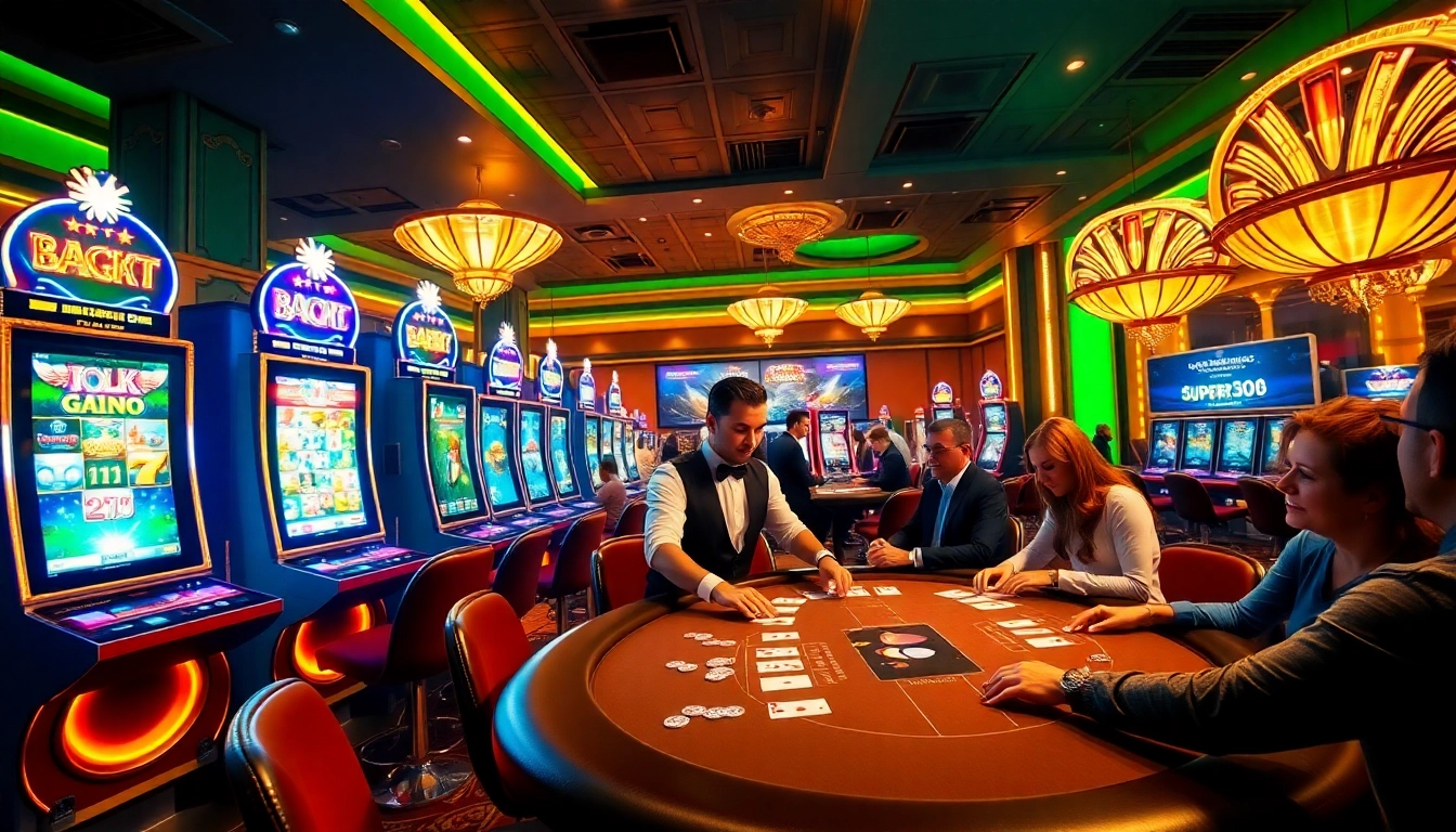 Experience the thrill of winning at https://www.superslot365.net/ with vibrant slot machines and professional dealers.