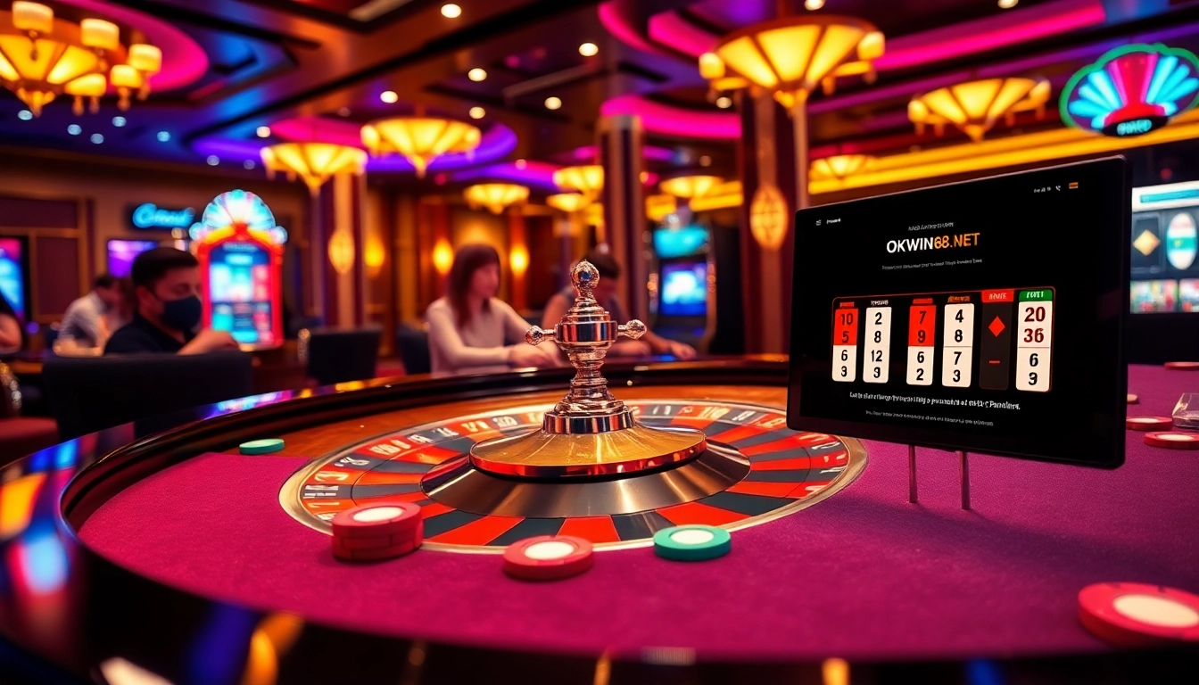 Experience the excitement of casino life with stunning visuals showcasing the engaging atmosphere of https://okwin68.net/.