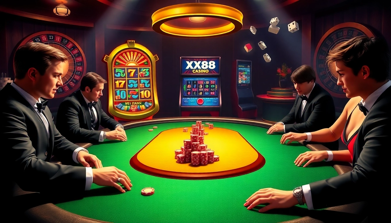 Experience the thrill of poker and slots at XX88, where excitement meets opportunity.