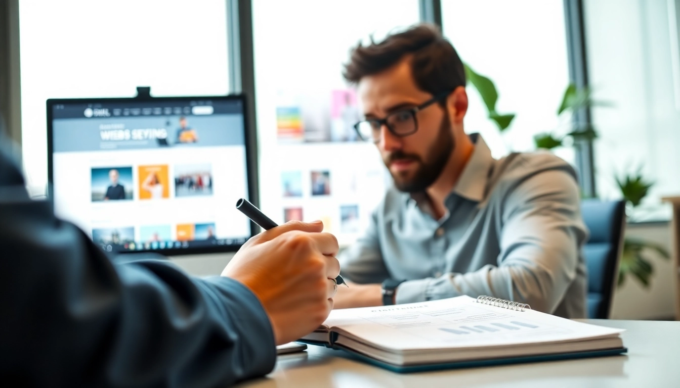Create affordable web design essex with a professional web designer in a modern office.