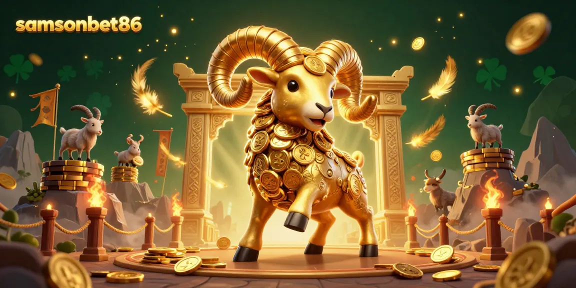 Engage with samsonbet86 at the dynamic casino arena featuring a golden ram and spectacular betting elements.