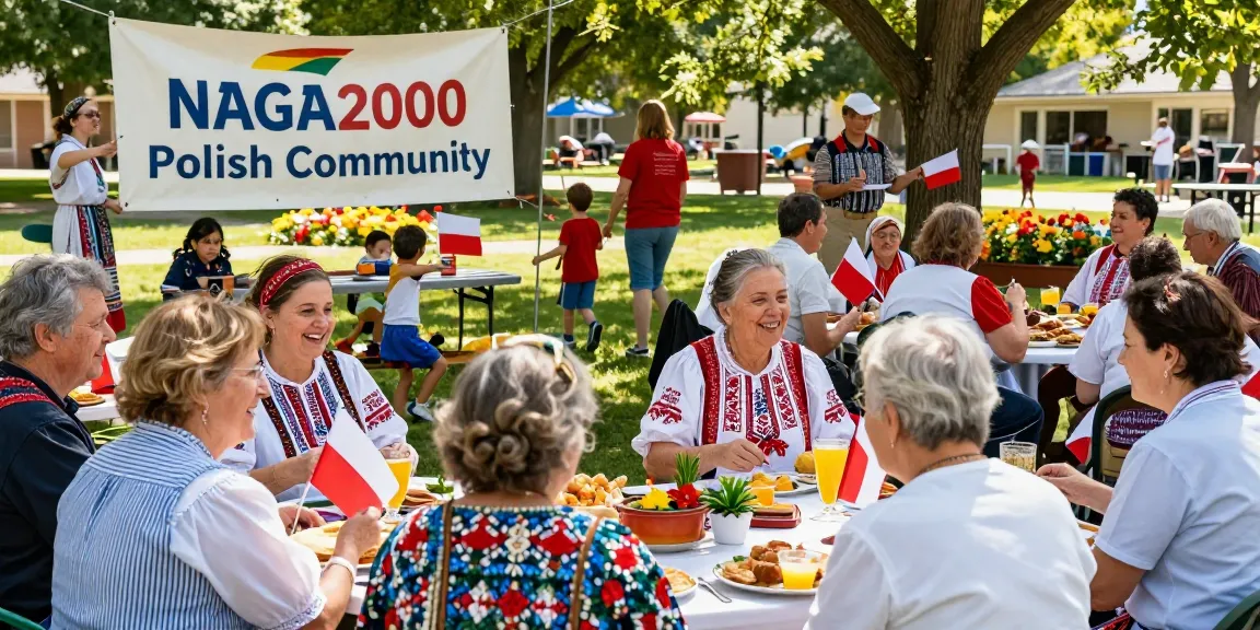 Engaging community event at NAGA2000 Polish San Francisco showcasing diverse families and cultural heritage.