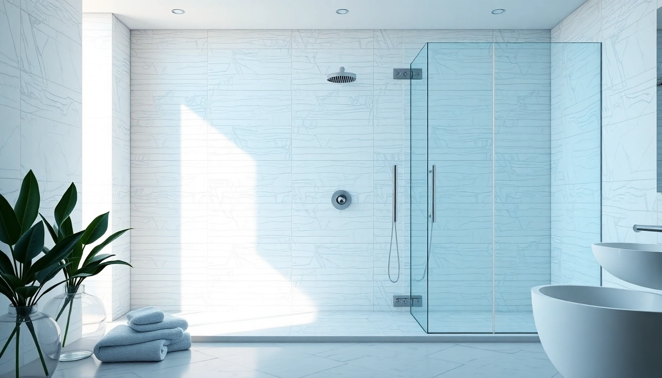 Experience elegant showers with a modern design and tranquil atmosphere.