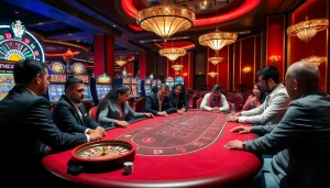 Experience thrilling gameplay at XX88 with vibrant casino elements and engaging players.