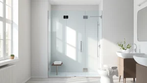 Découvrez la paroi de douche sirhona élégante dans une salle de bains moderne.