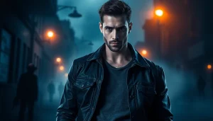 Covers books similar to Jack Reacher series featuring a lone hero in a dark urban setting.