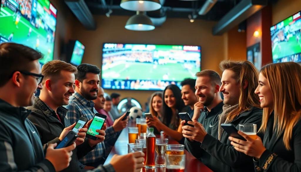 Join the excitement at the best sportsbooks in Mexico with fans engaging in live betting.