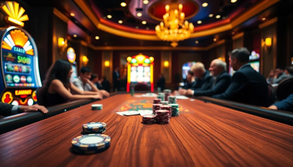 Engage with exciting gaming at https://kkwin.diy/ with vibrant poker chips and a thrilling casino atmosphere.