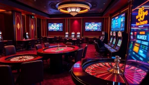 Experience the excitement of god55 casino with vibrant gaming tables and interactive betting options.