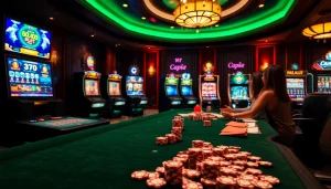 Experience exciting gaming at gg 88 with vibrant table games and luxury casino elements.