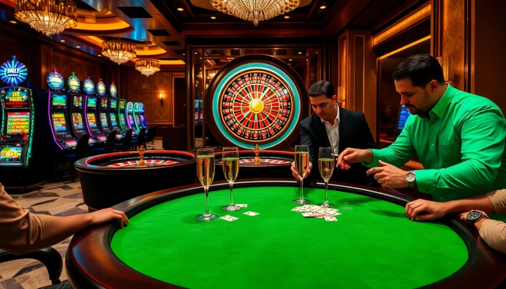 High-stakes poker game featuring Lc 88 strategy in a luxurious casino setting