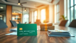 카드현금화와 관련된 신뢰감 있는 재정 개념을 보여주는 이미지