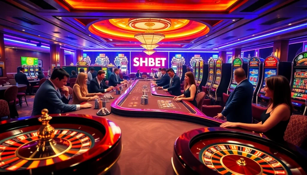 SHBET offers thrilling casino experiences with vibrant tables and exciting gameplay.