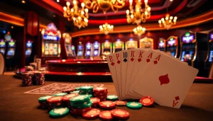 Experience the thrill at 99win with vibrant poker chips and elegant roulette tables.