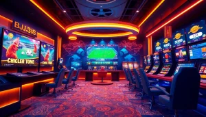 Experience the exciting BJ38 online betting platform with dynamic chicken fighting and casino games.