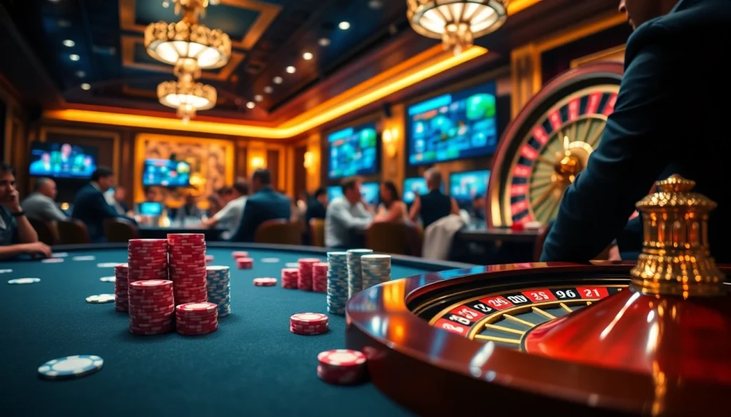 Trải nghiệm cảm giác cá cược tại cg79 với các trò poker sống động và không gian casino sang trọng.